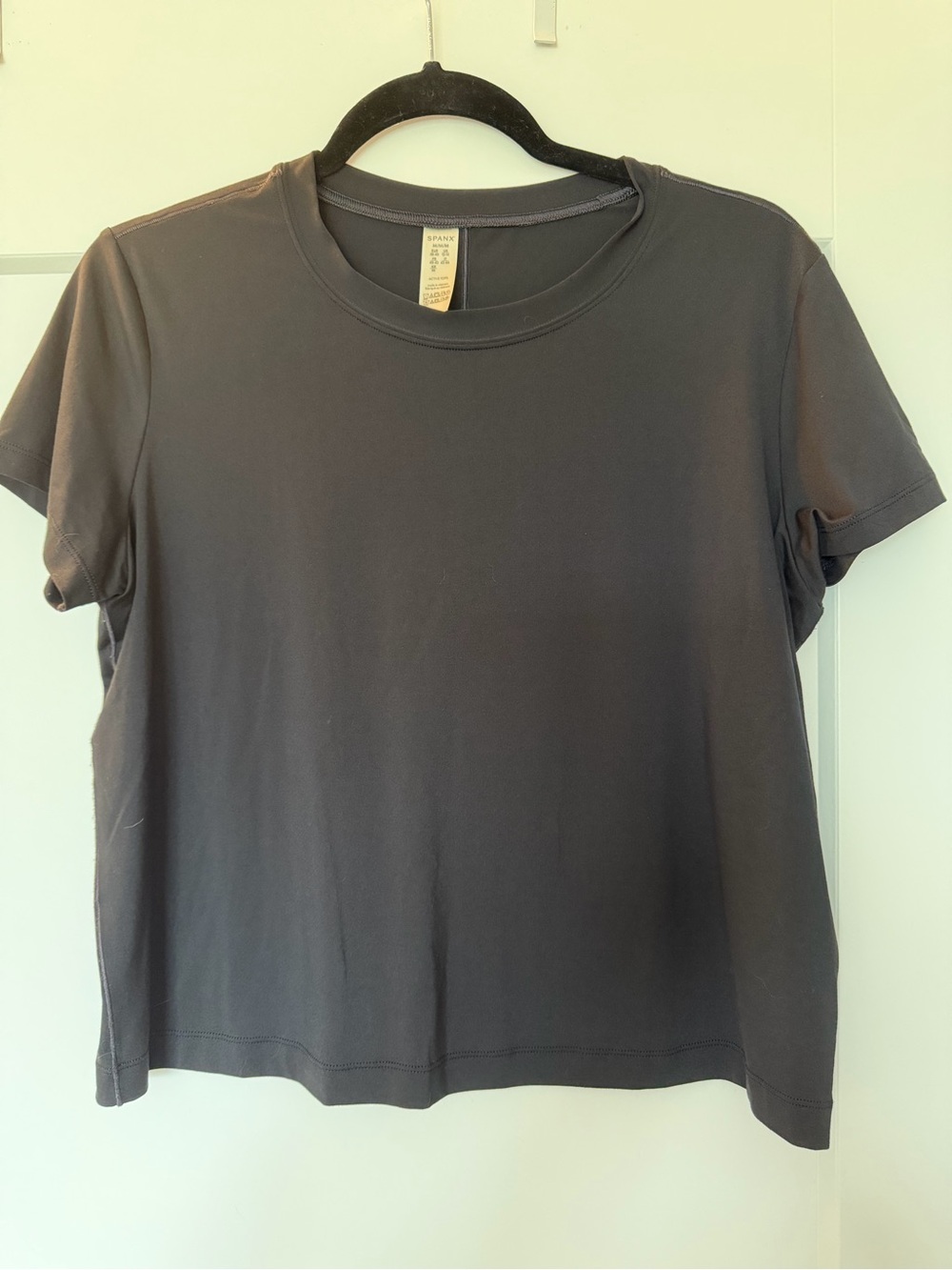 SPANX Women's Short Sleeve Cropped T-Shirt